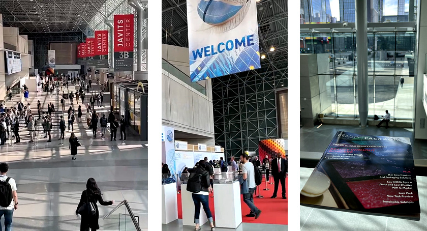 Scenes from the Luxe Pack New York show at Manhattan's Javits Center.